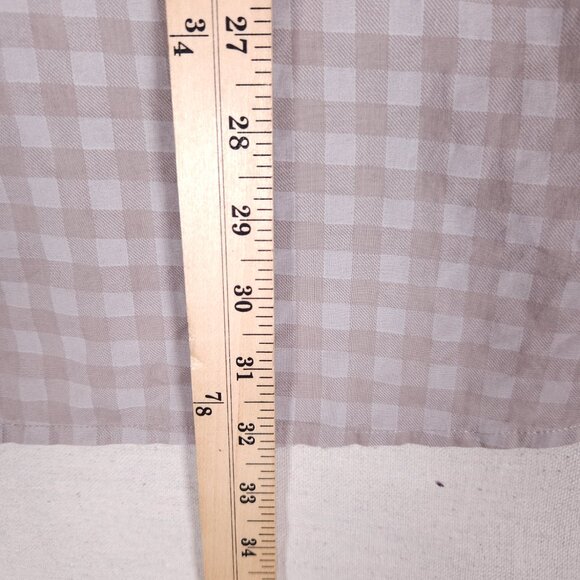 Soft Surroundings Tunic Womens Large Check Popover Button Up Boho Cottagecore - Picture 7 of 14